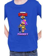 Детска Тениска Brawl Stars Battle Royale Mandy Mc