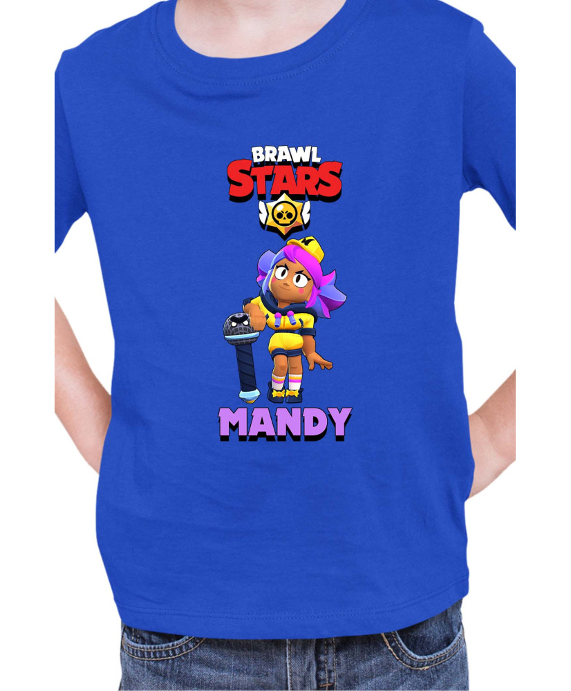 Детска Тениска Brawl Stars Battle Royale Mandy Mc Детска Тениска Brawl Stars Battle Royale Mandy Mc