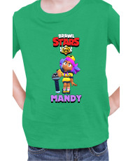 Детска Тениска Brawl Stars Battle Royale Mandy Mc