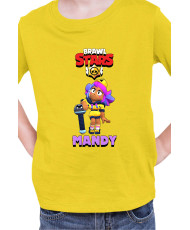 Детска Тениска Brawl Stars Battle Royale Mandy Mc