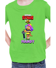 Детска Тениска Brawl Stars Battle Royale Mandy Mc