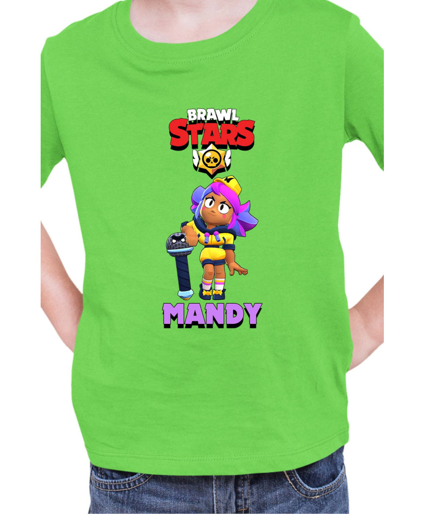 Детска Тениска Brawl Stars Battle Royale Mandy Mc Детска Тениска Brawl Stars Battle Royale Mandy Mc