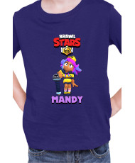 Детска Тениска Brawl Stars Battle Royale Mandy Mc