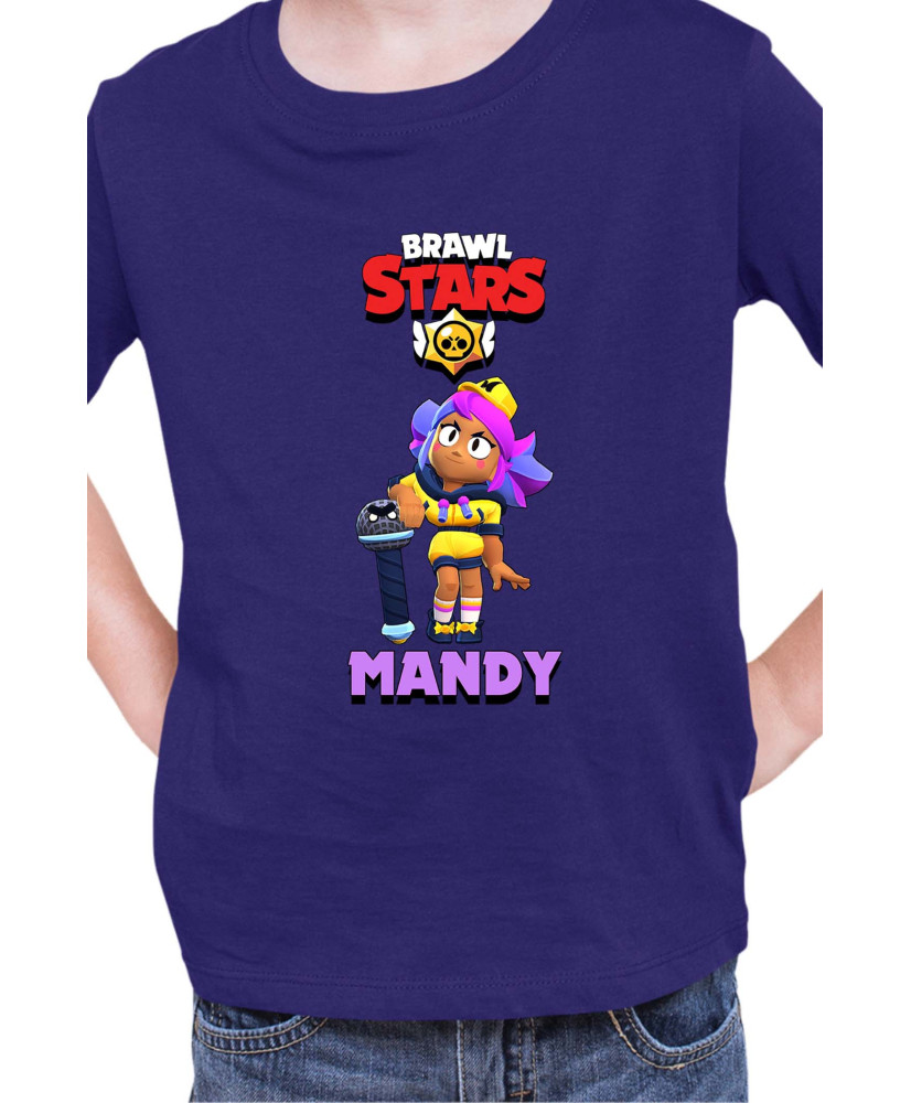 Детска Тениска Brawl Stars Battle Royale Mandy Mc Детска Тениска Brawl Stars Battle Royale Mandy Mc