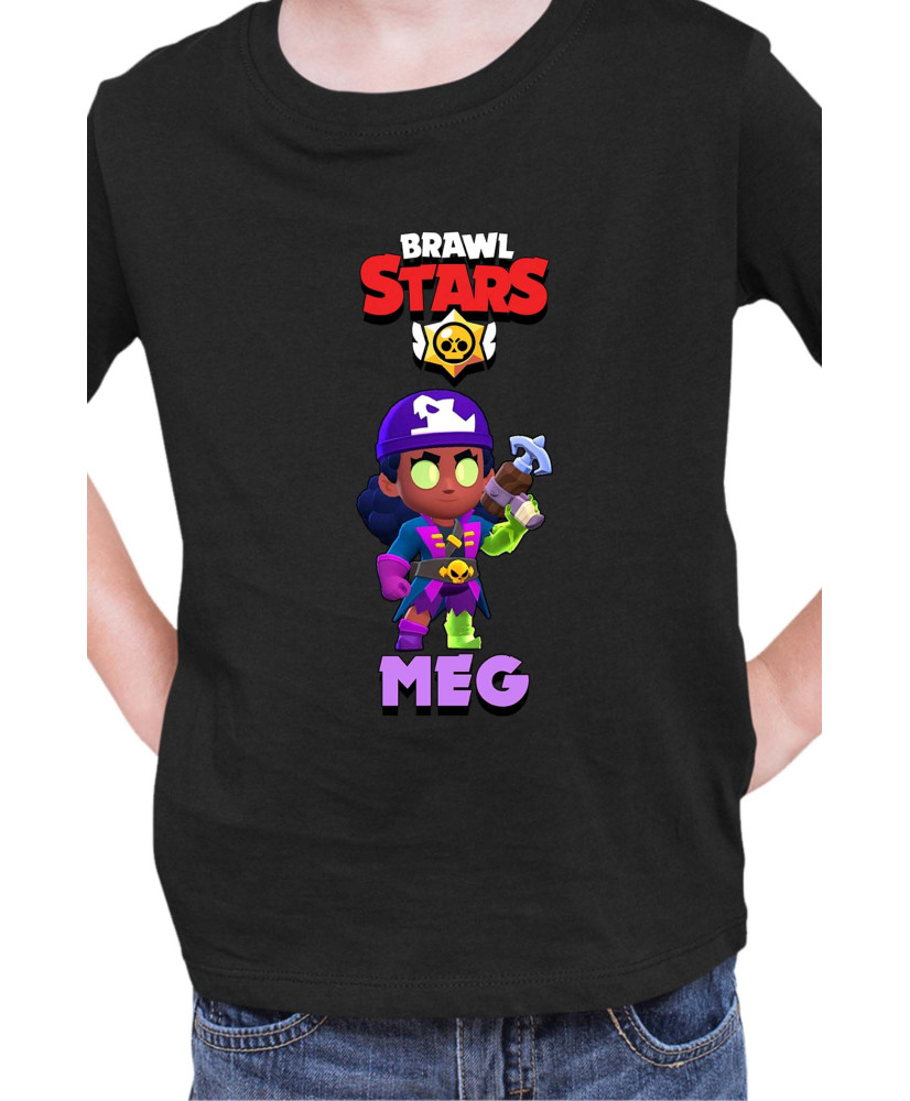 Детска Тениска Brawl Stars Battle Royale Meg Megalodon Детска Тениска Brawl Stars Battle Royale Meg Megalodon