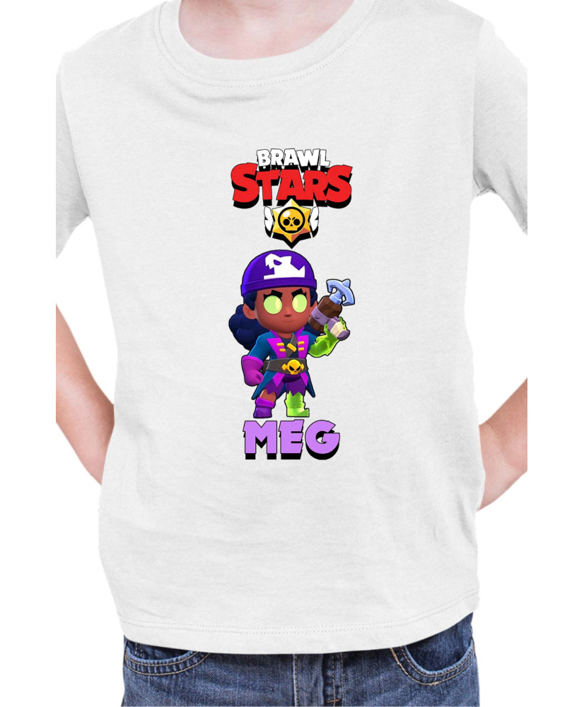 Детска Тениска Brawl Stars Battle Royale Meg Megalodon Детска Тениска Brawl Stars Battle Royale Meg Megalodon