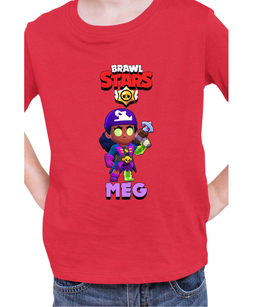 Детска Тениска Brawl Stars Battle Royale Meg Megalodon Детска Тениска Brawl Stars Battle Royale Meg Megalodon