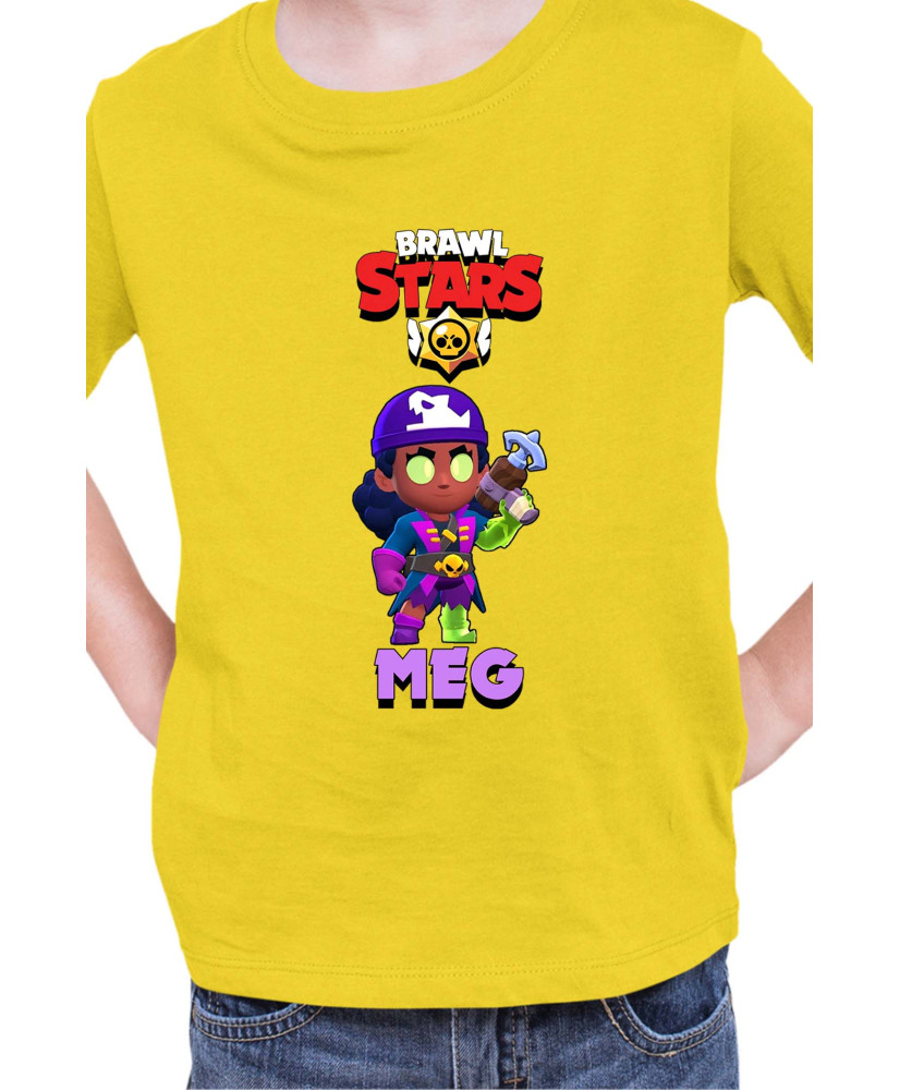 Детска Тениска Brawl Stars Battle Royale Meg Megalodon Детска Тениска Brawl Stars Battle Royale Meg Megalodon