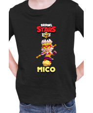 Детска Тениска Brawl Stars Battle Royale Mico Wukong