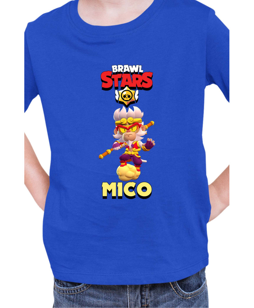 Детска Тениска Brawl Stars Battle Royale Mico Wukong Детска Тениска Brawl Stars Battle Royale Mico Wukong