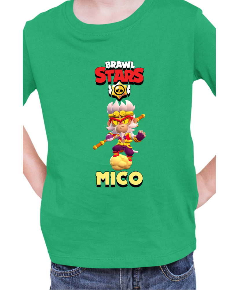 Детска Тениска Brawl Stars Battle Royale Mico Wukong Детска Тениска Brawl Stars Battle Royale Mico Wukong