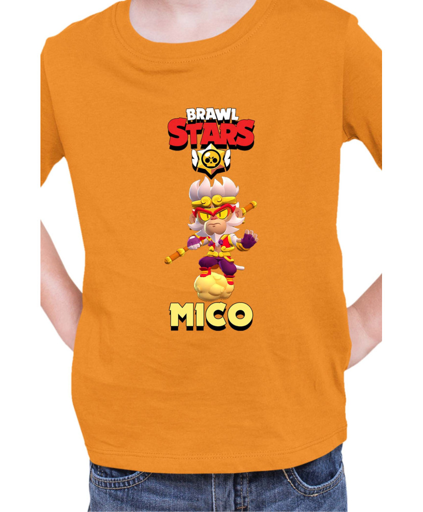 Детска Тениска Brawl Stars Battle Royale Mico Wukong Детска Тениска Brawl Stars Battle Royale Mico Wukong