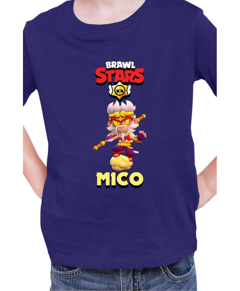 Детска Тениска Brawl Stars Battle Royale Mico Wukong Детска Тениска Brawl Stars Battle Royale Mico Wukong