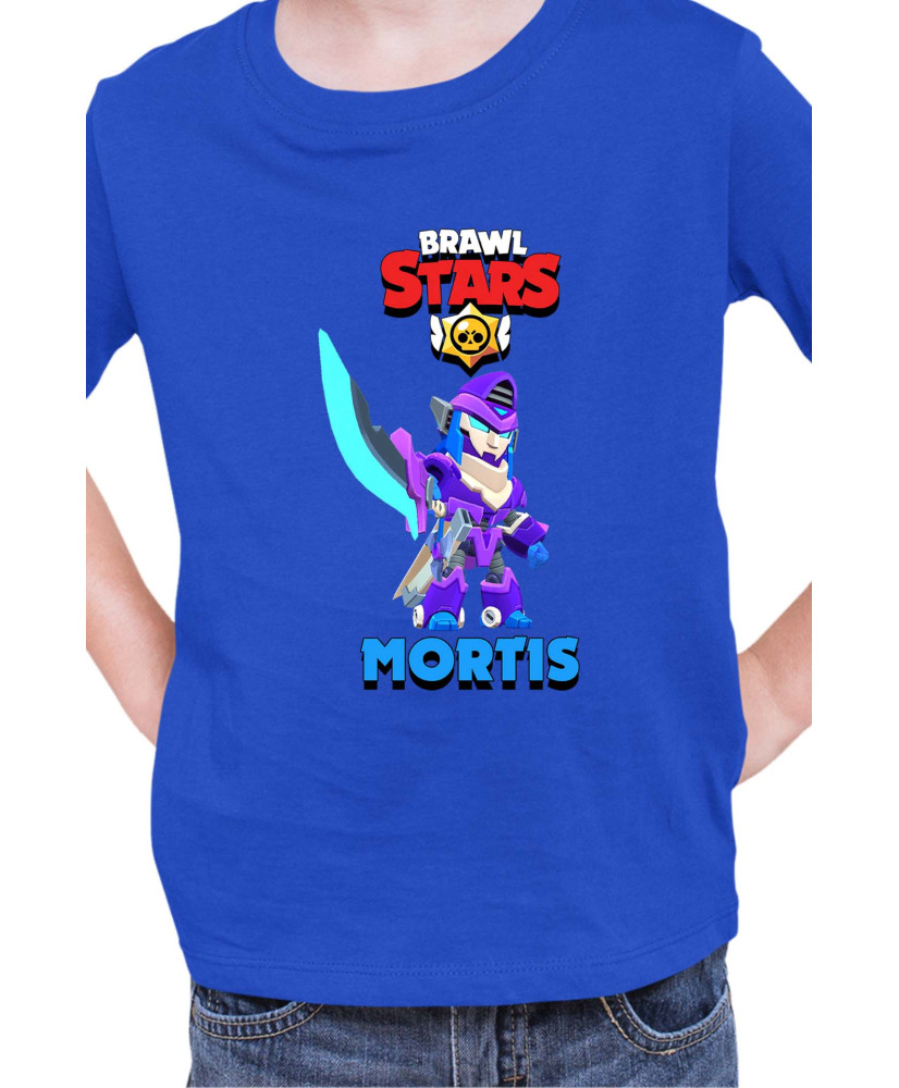 Детска Тениска Brawl Stars Battle Royale Mortis Mecha
