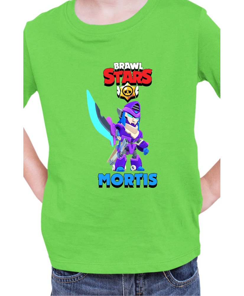 Детска Тениска Brawl Stars Battle Royale Mortis Mecha
