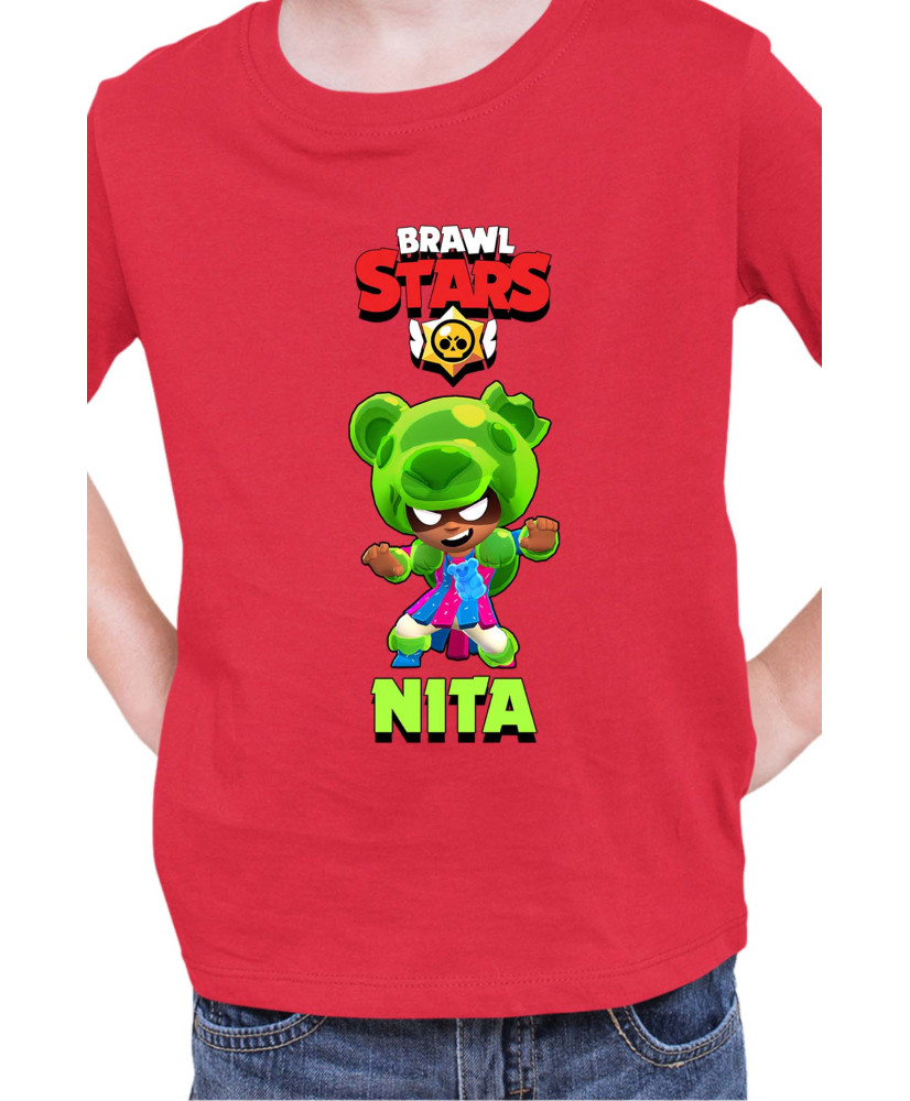 Детска Тениска Brawl Stars Battle Royale Nita Gummybear