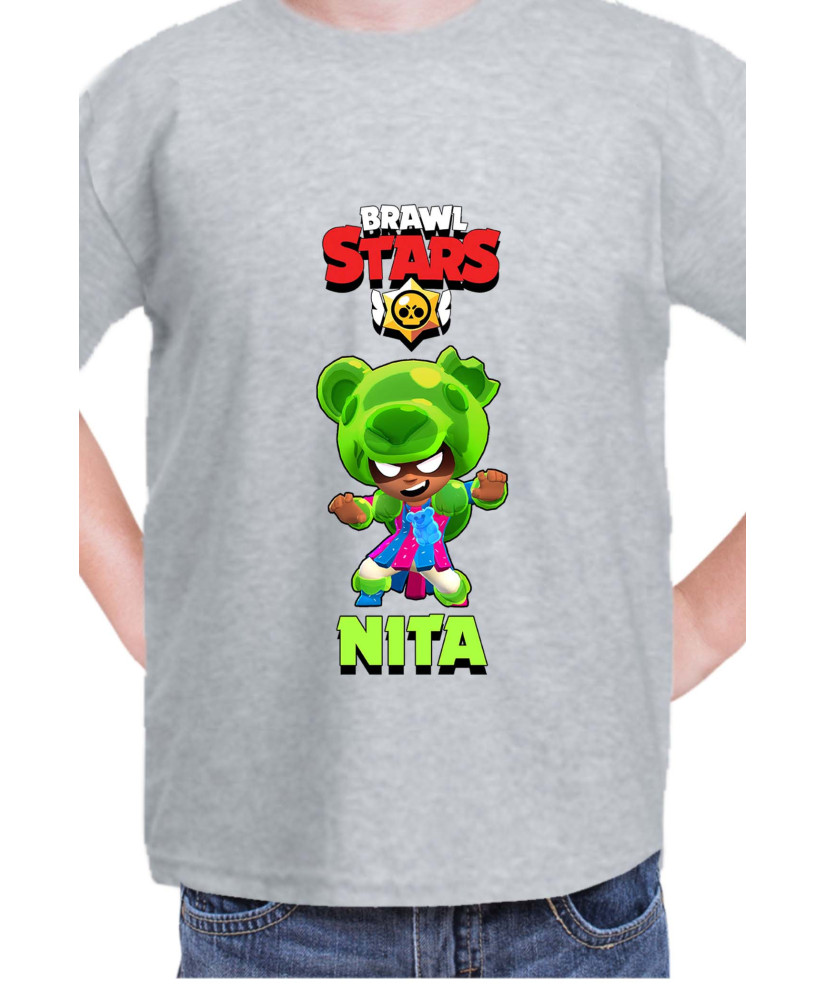 Детска Тениска Brawl Stars Battle Royale Nita Gummybear