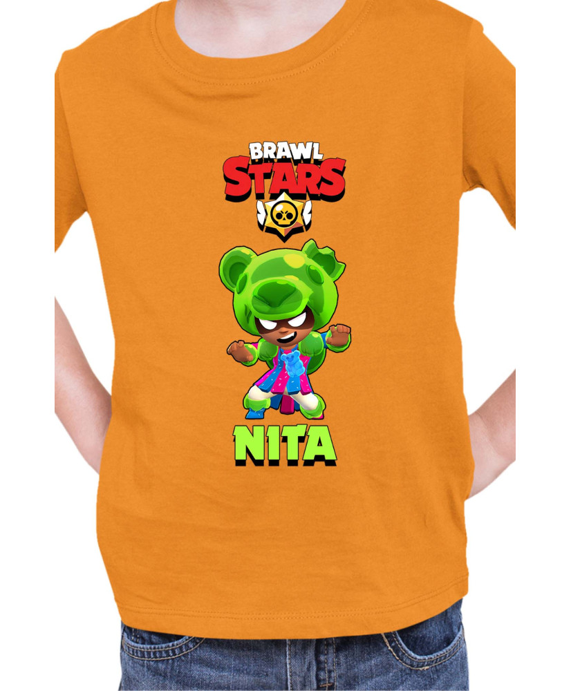 Детска Тениска Brawl Stars Battle Royale Nita Gummybear Детска Тениска Brawl Stars Battle Royale Nita Gummybear