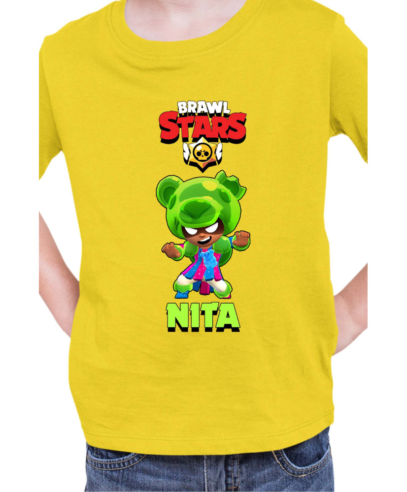 Детска Тениска Brawl Stars Battle Royale Nita Gummybear Детска Тениска Brawl Stars Battle Royale Nita Gummybear