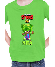 Детска Тениска Brawl Stars Battle Royale Nita Gummybear