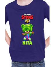 Детска Тениска Brawl Stars Battle Royale Nita Gummybear