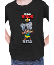 Детска Тениска Brawl Stars Battle Royale Nita Koala