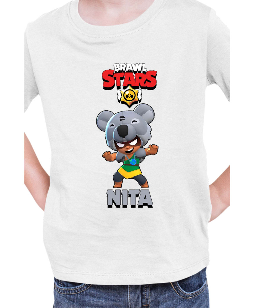 Детска Тениска Brawl Stars Battle Royale Nita Koala