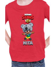 Детска Тениска Brawl Stars Battle Royale Nita Koala