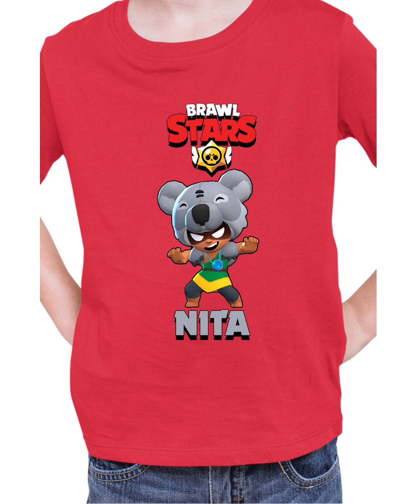 Детска Тениска Brawl Stars Battle Royale Nita Koala