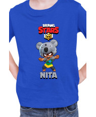 Детска Тениска Brawl Stars Battle Royale Nita Koala