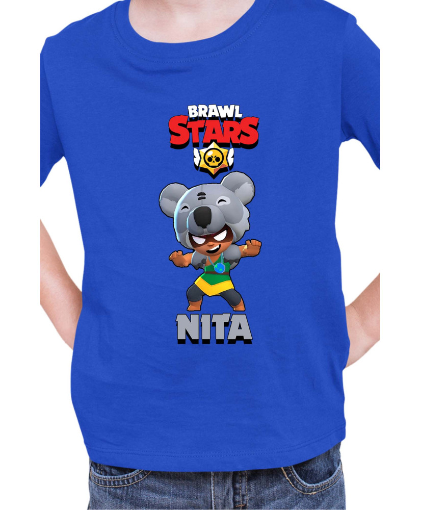 Детска Тениска Brawl Stars Battle Royale Nita Koala