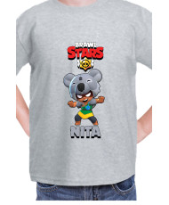 Детска Тениска Brawl Stars Battle Royale Nita Koala