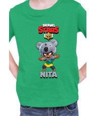 Детска Тениска Brawl Stars Battle Royale Nita Koala