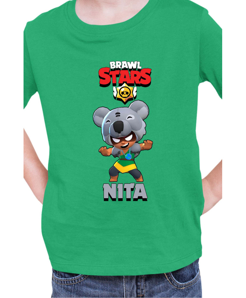 Детска Тениска Brawl Stars Battle Royale Nita Koala