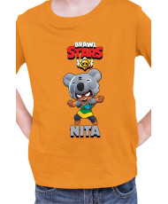 Детска Тениска Brawl Stars Battle Royale Nita Koala