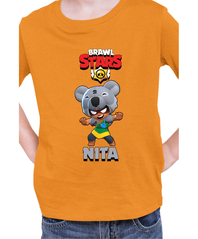 Детска Тениска Brawl Stars Battle Royale Nita Koala Детска Тениска Brawl Stars Battle Royale Nita Koala