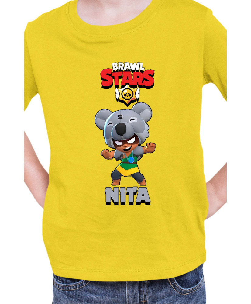 Детска Тениска Brawl Stars Battle Royale Nita Koala