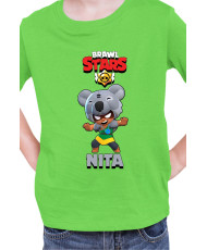 Детска Тениска Brawl Stars Battle Royale Nita Koala