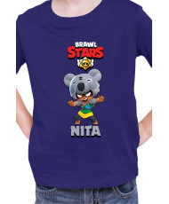 Детска Тениска Brawl Stars Battle Royale Nita Koala