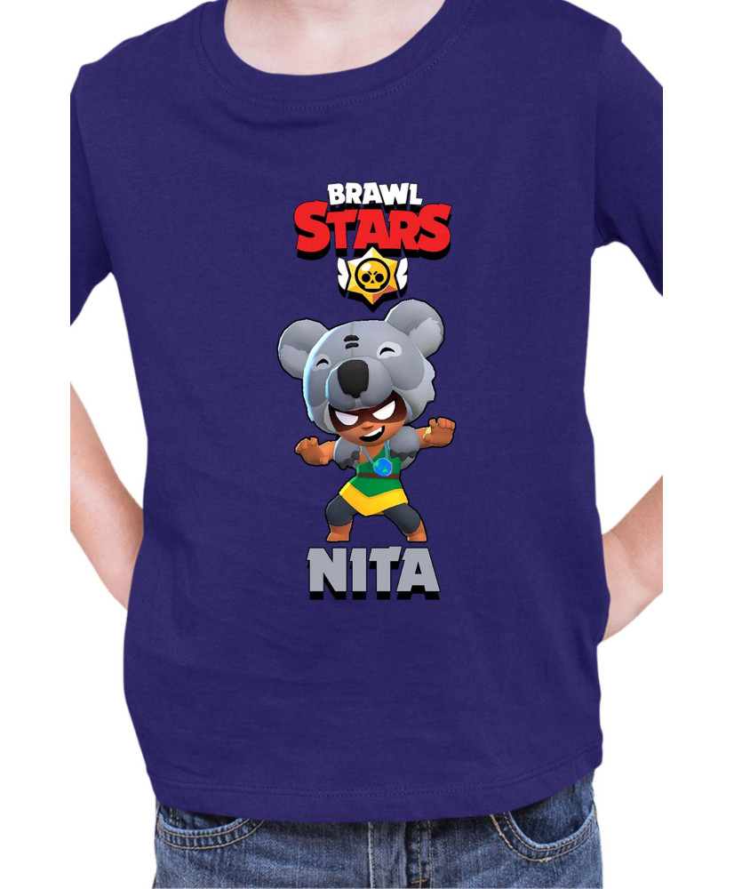 Детска Тениска Brawl Stars Battle Royale Nita Koala
