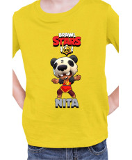 Детска Тениска Brawl Stars Battle Royale Nita Panda