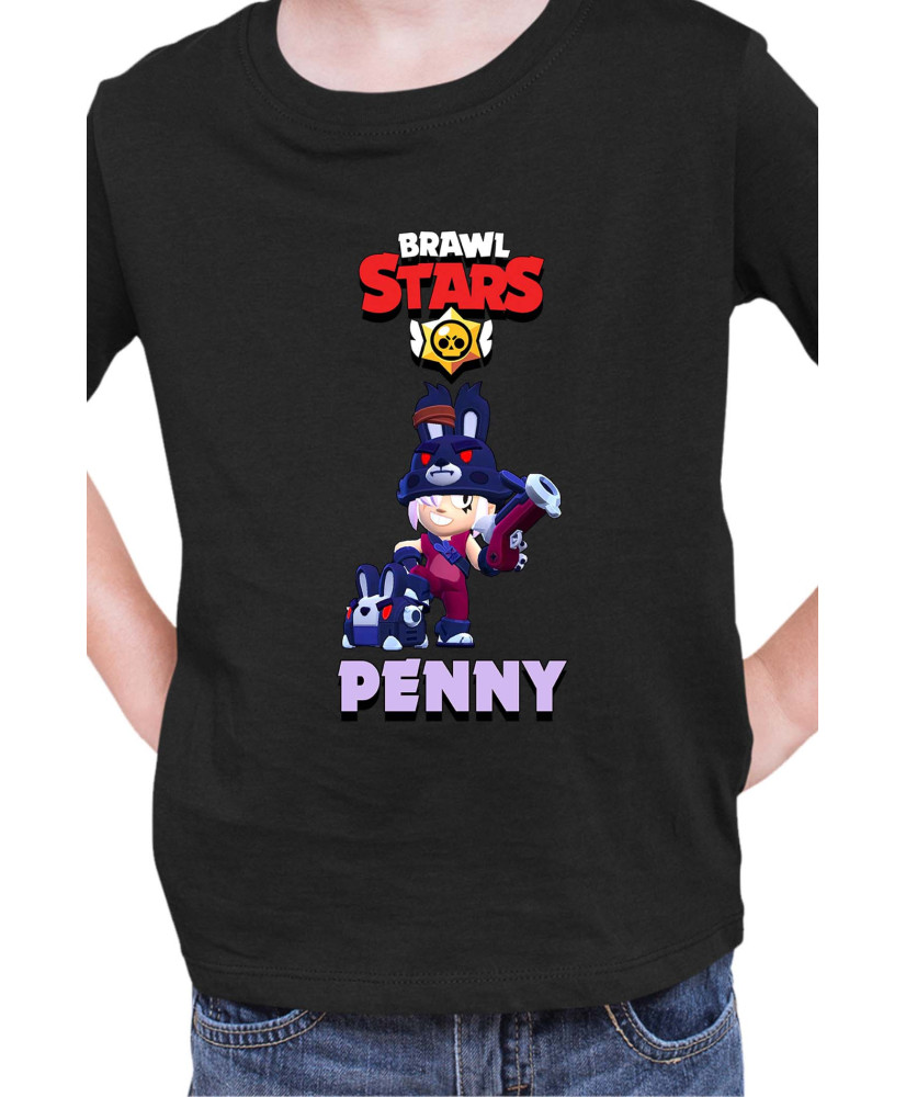 Детска Тениска Brawl Stars Battle Royale Penny Dark Bunny Детска Тениска Brawl Stars Battle Royale Penny Dark Bunny