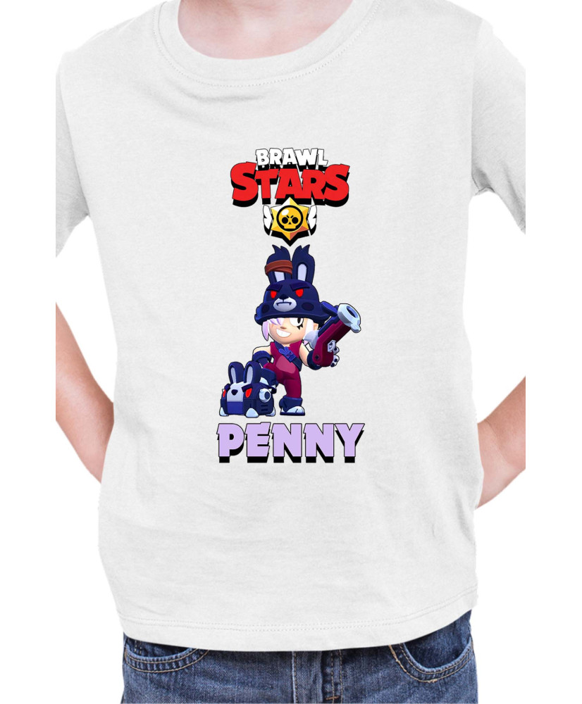 Детска Тениска Brawl Stars Battle Royale Penny Dark Bunny Детска Тениска Brawl Stars Battle Royale Penny Dark Bunny