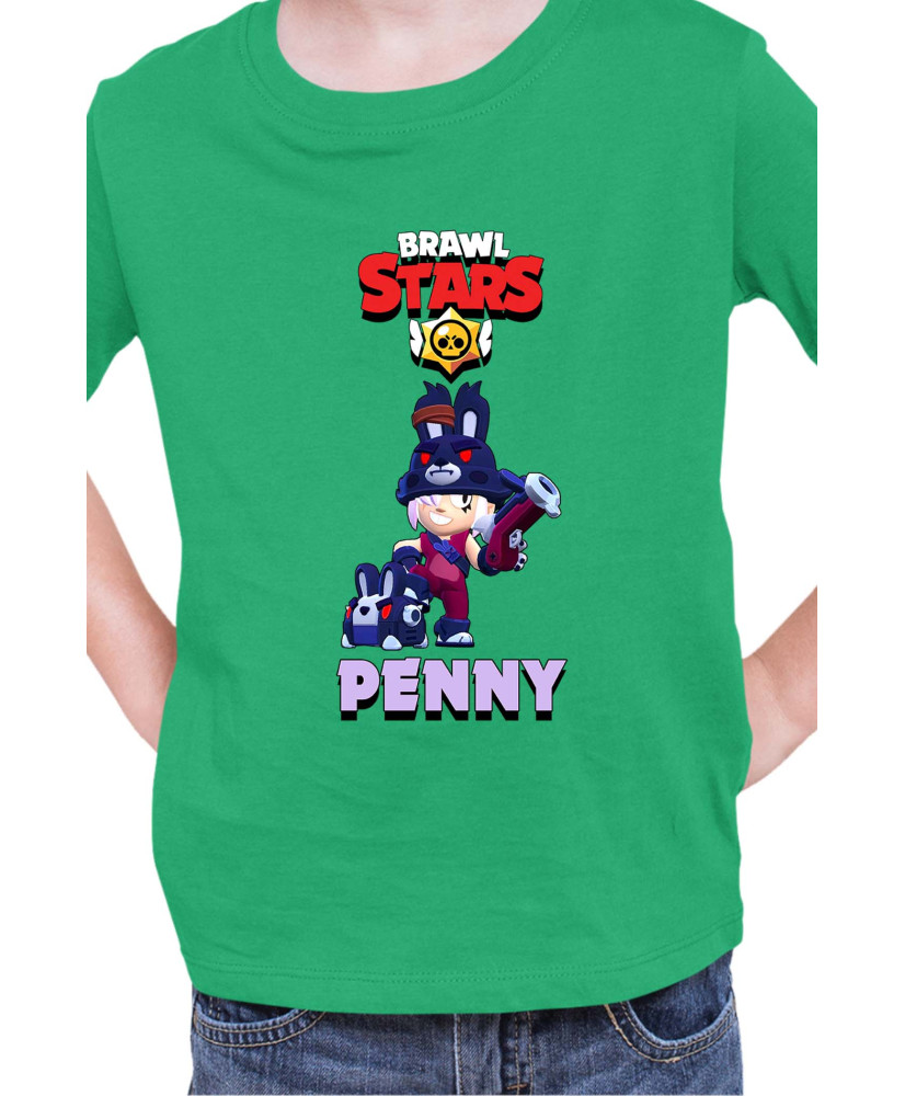 Детска Тениска Brawl Stars Battle Royale Penny Dark Bunny Детска Тениска Brawl Stars Battle Royale Penny Dark Bunny
