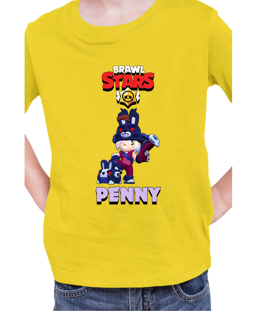 Детска Тениска Brawl Stars Battle Royale Penny Dark Bunny Детска Тениска Brawl Stars Battle Royale Penny Dark Bunny