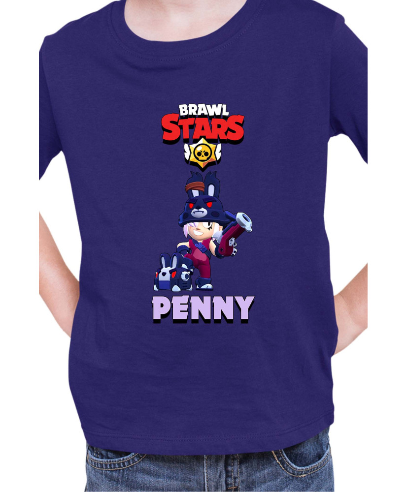 Детска Тениска Brawl Stars Battle Royale Penny Dark Bunny Детска Тениска Brawl Stars Battle Royale Penny Dark Bunny