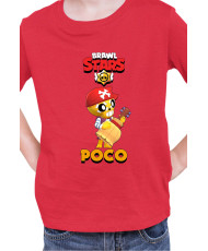 Детска Тениска Brawl Stars Battle Royale Poco Pirate