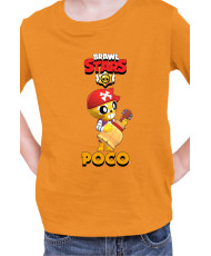 Детска Тениска Brawl Stars Battle Royale Poco Pirate
