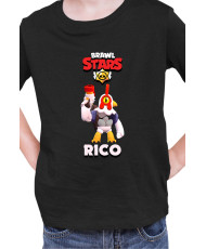 Детска Тениска Brawl Stars Battle Royale Rico Chicken