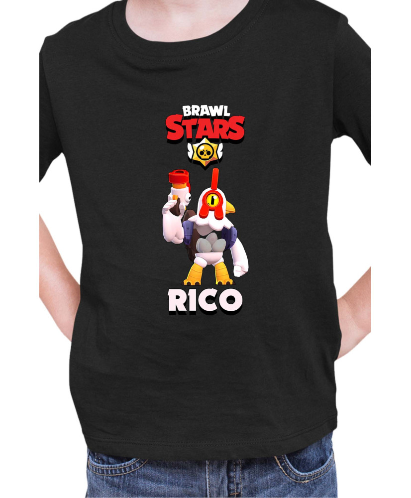 Детска Тениска Brawl Stars Battle Royale Rico Chicken Детска Тениска Brawl Stars Battle Royale Rico Chicken